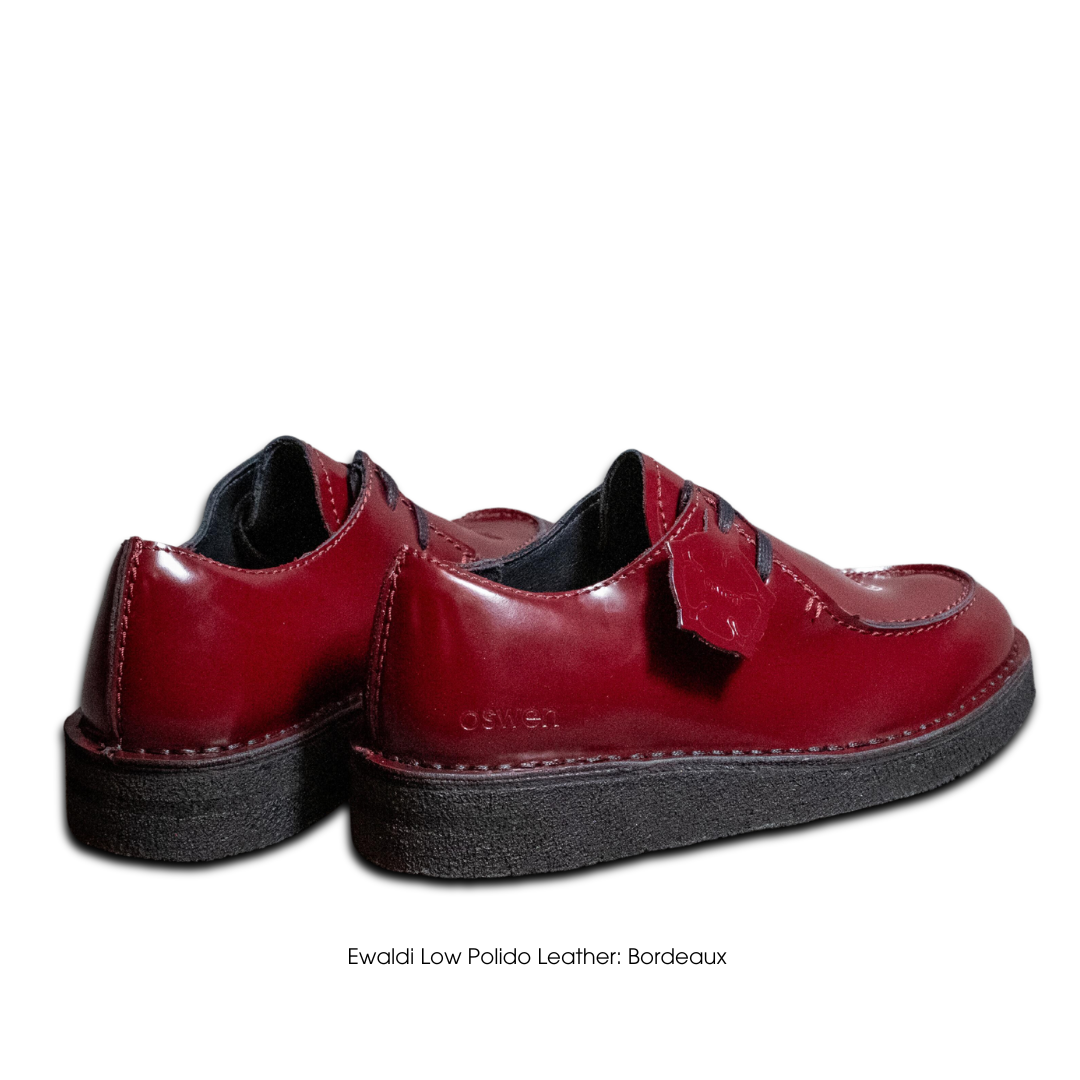 EWALDI LOW – BORDEAUX POLIDO-LEDER