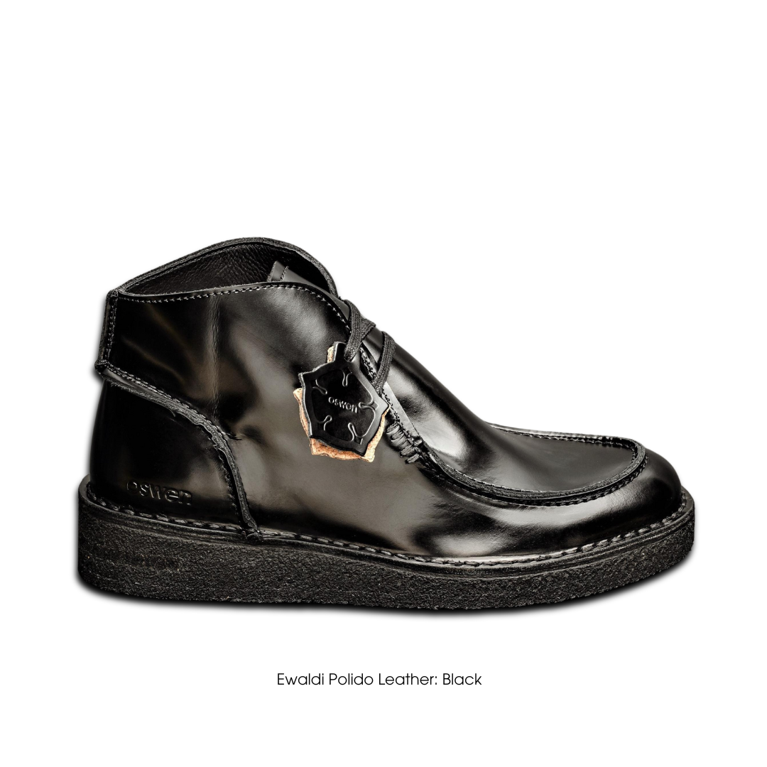 EWALDI – SCHWARZES POLIDO-LEDER
