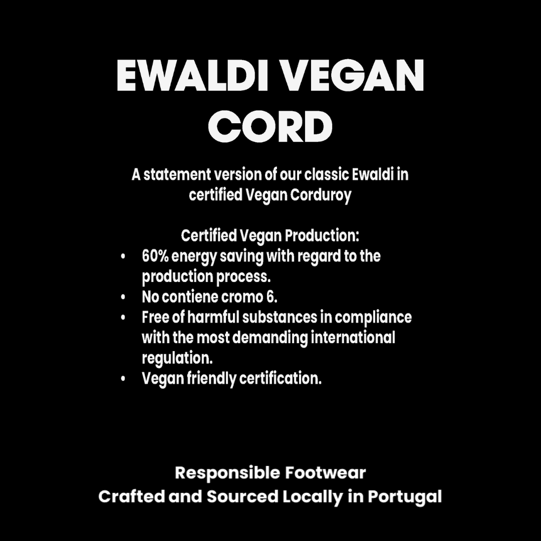 EWALDI - ESPRESSO VEGAN CORD