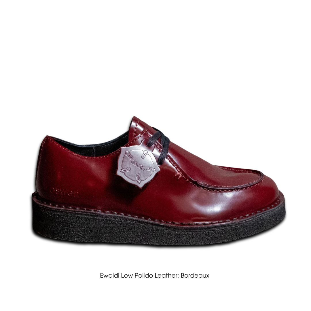EWALDI LOW – BORDEAUX POLIDO-LEDER