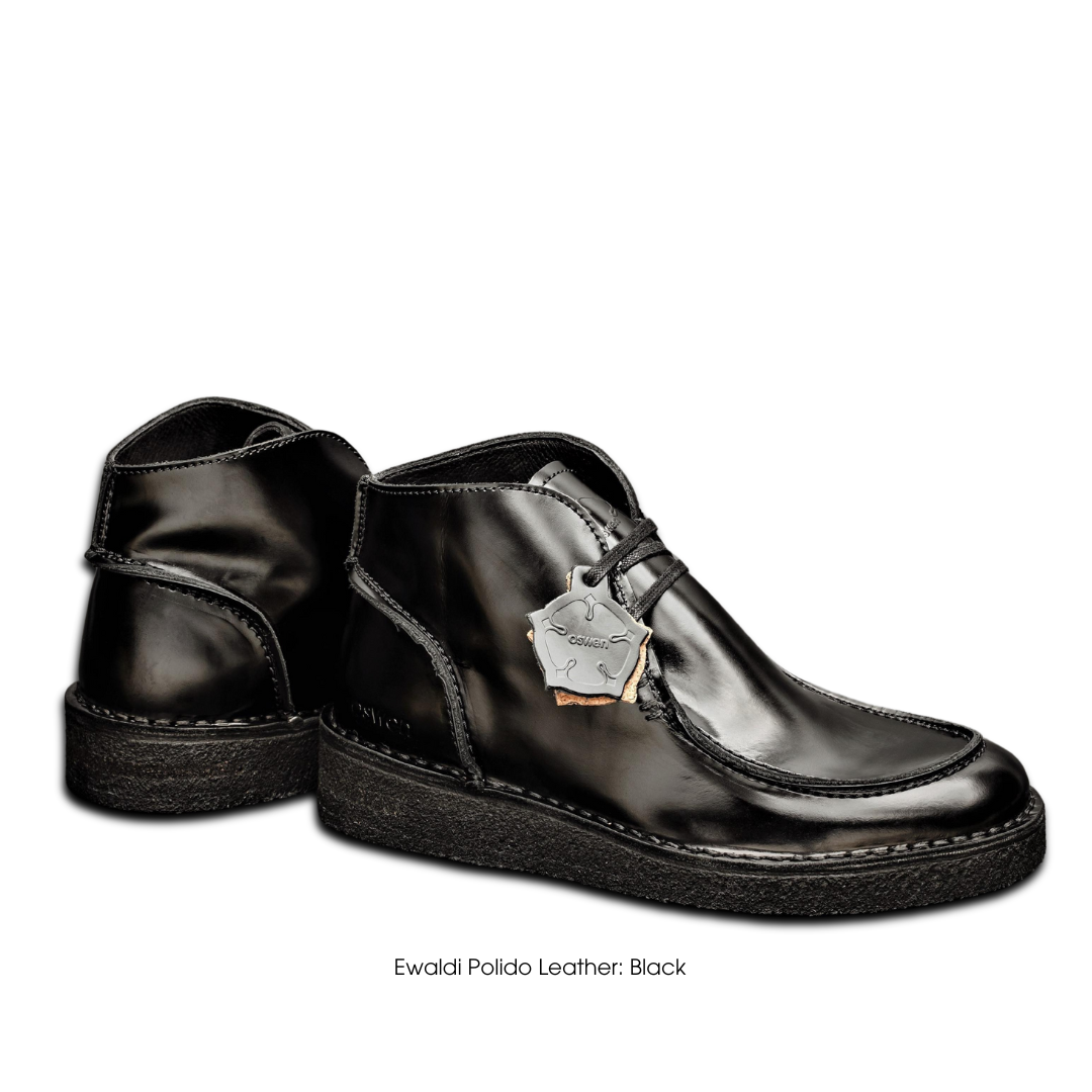 EWALDI – SCHWARZES POLIDO-LEDER