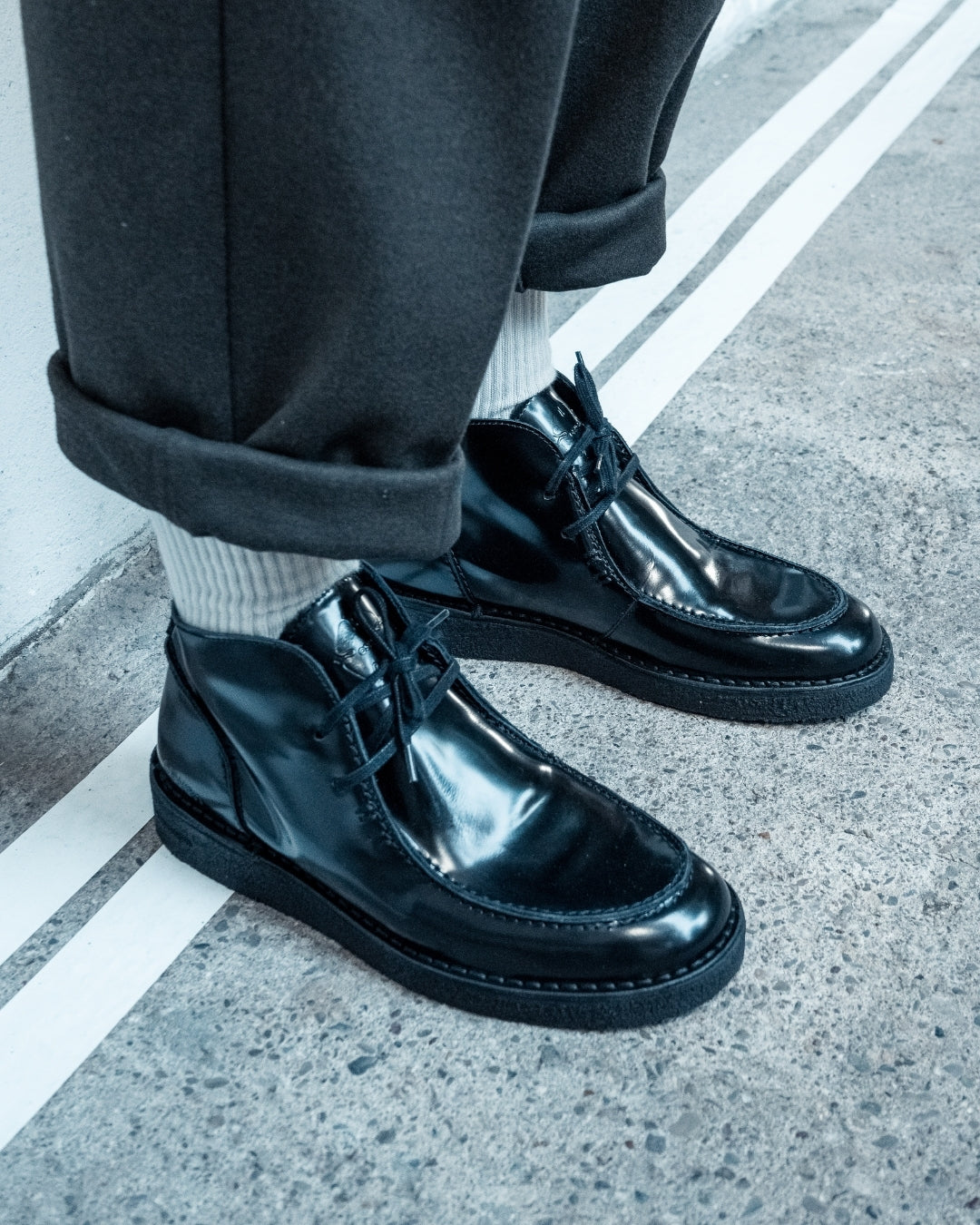 EWALDI – SCHWARZES POLIDO-LEDER