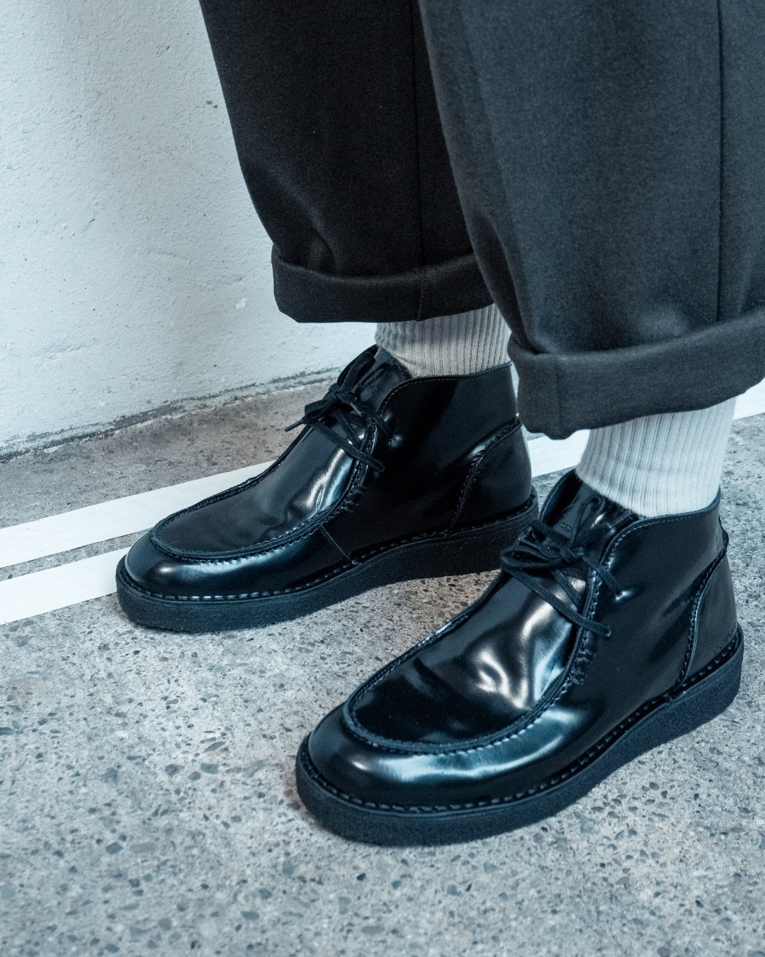 EWALDI – SCHWARZES POLIDO-LEDER