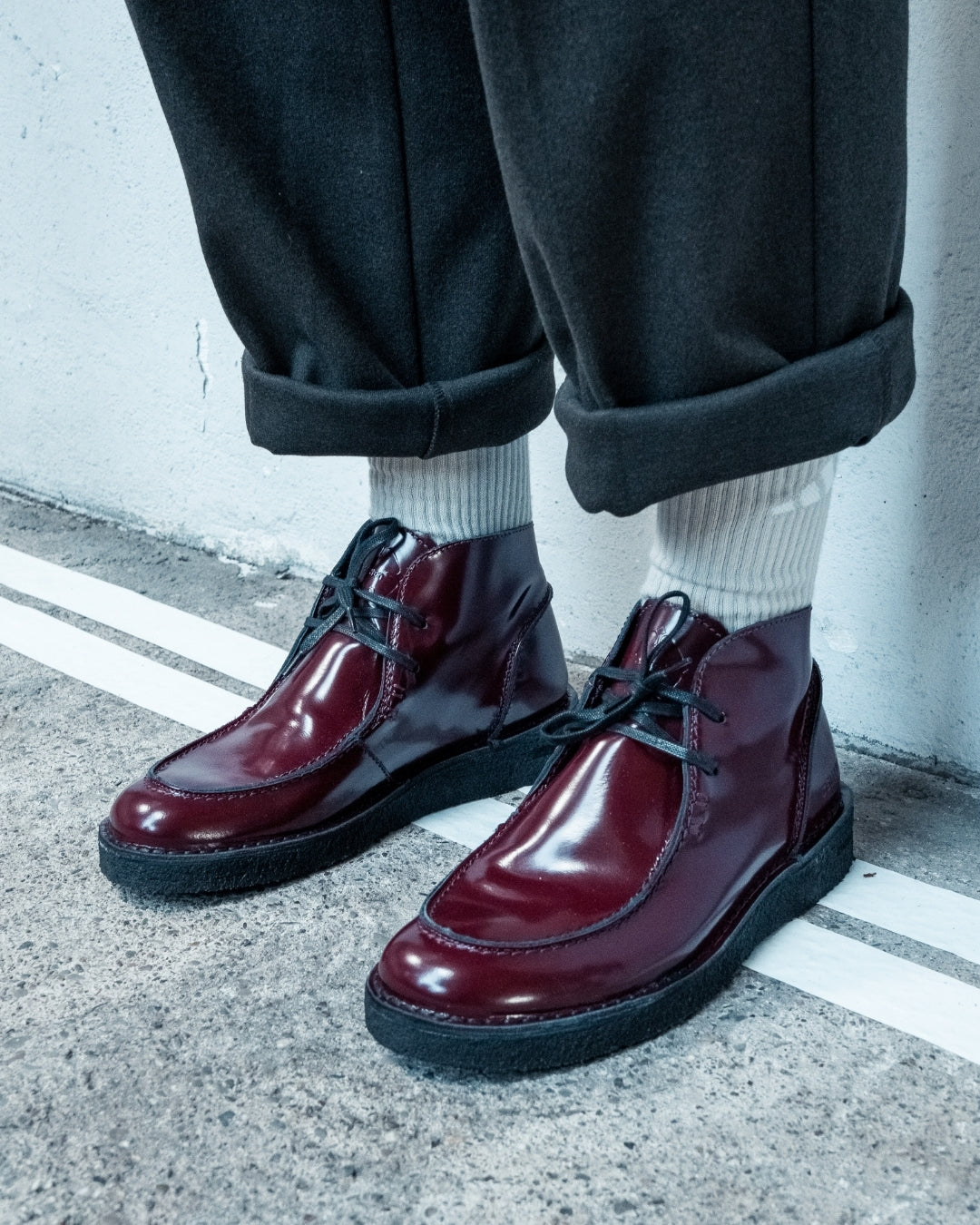 EWALDI - CUIR POLIDO BORDEAUX