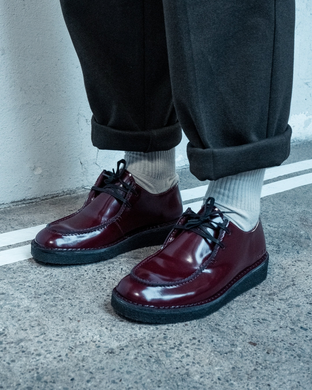 EWALDI BASSE - CUIR POLIDO BORDEAUX