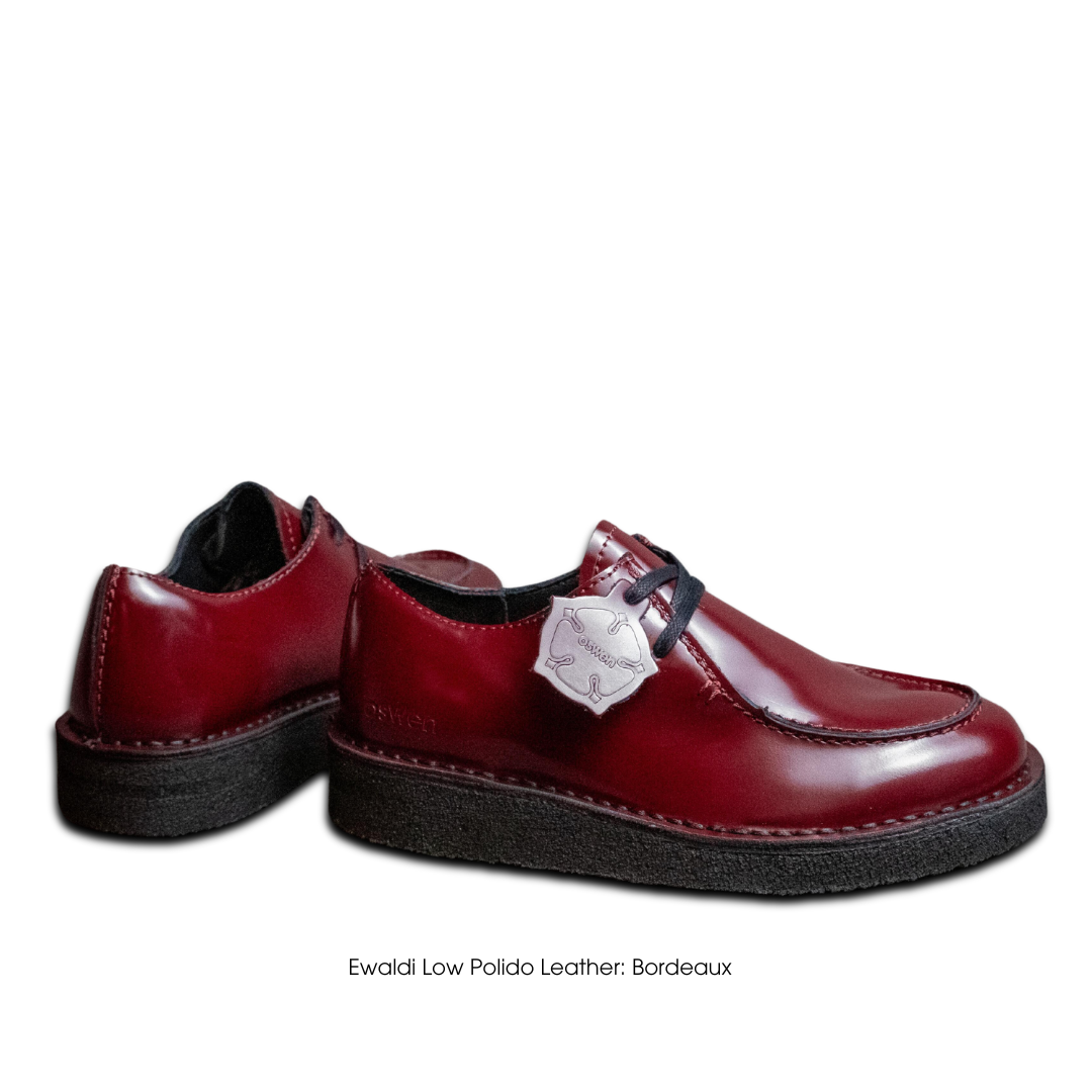 EWALDI LOW – BORDEAUX POLIDO-LEDER