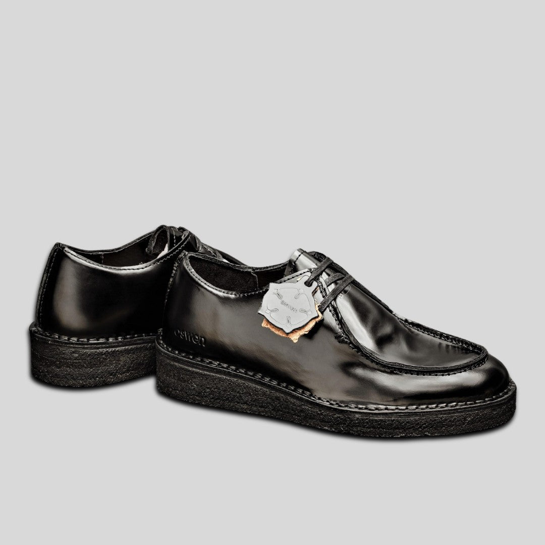 EWALDI LOW – SCHWARZES POLIDO-LEDER