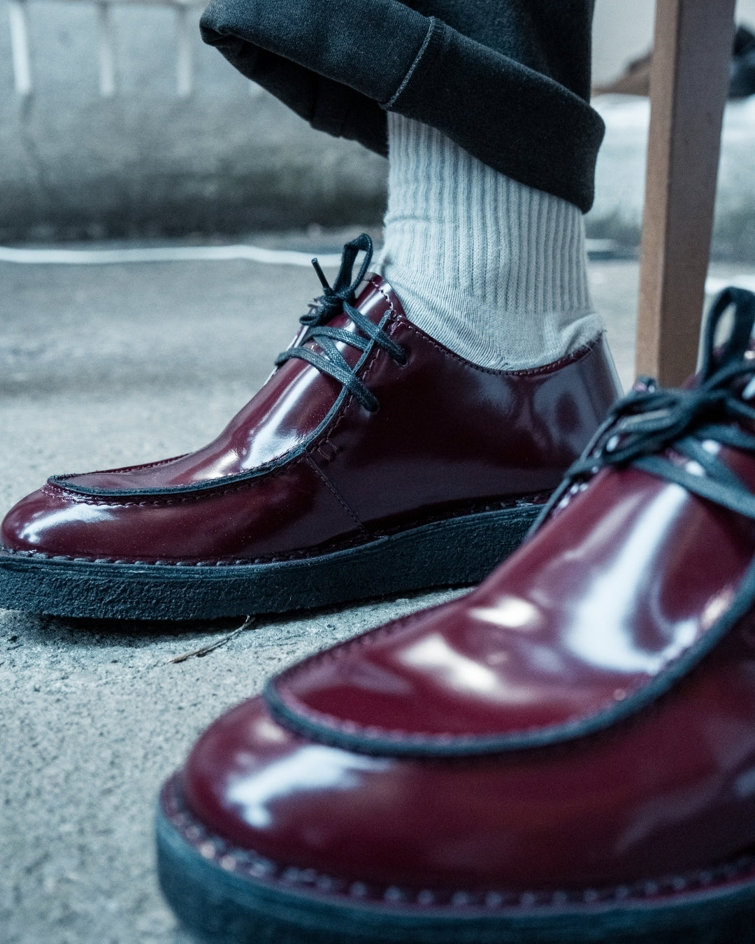EWALDI BASSE - CUIR POLIDO BORDEAUX